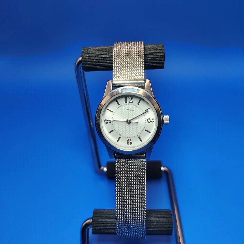 2018 Timex Women's Quartz Watch Stainless Steel Mesh‎ Bracelet